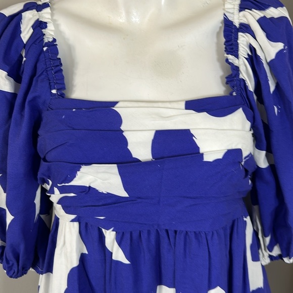 Crosby BY MOLLIE BURCH Hunter Dress Aegean Bloom Babydoll Sz S NEW - Picture 3 of 11